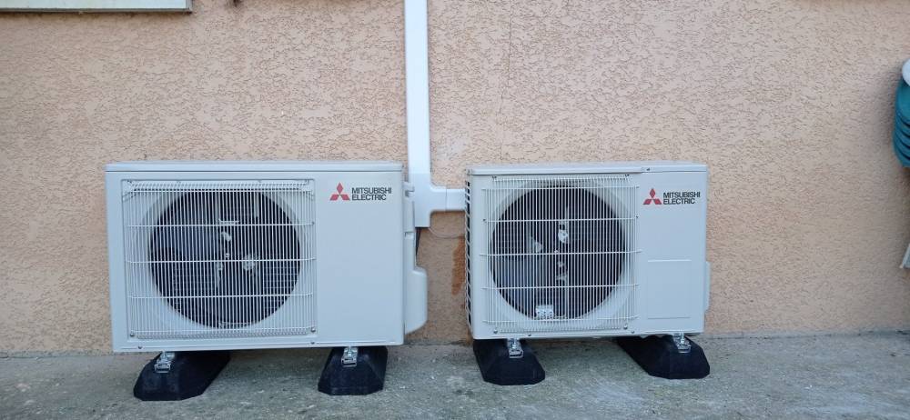 Installation de climatisation et pompe à chaleur