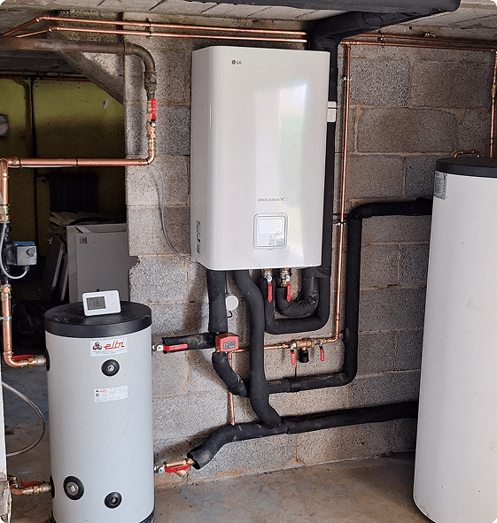 Installation double ballon thermodynamique LG - Réalisations Climatt